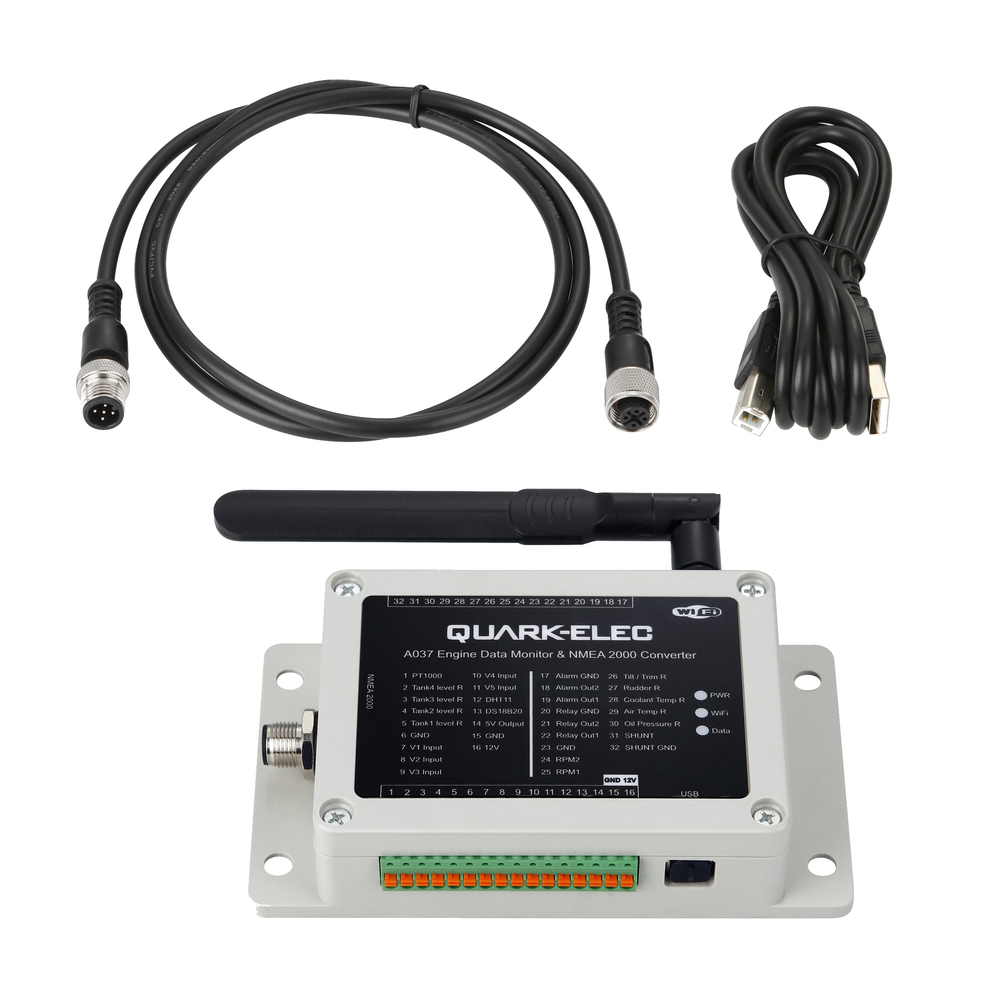 A037 Monitor danych silnika i konwerter NMEA 2000 Kod producenta A037