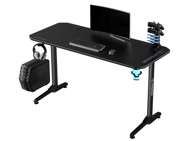Biurko gamingowe Ultradesk Frag 140 Czarny