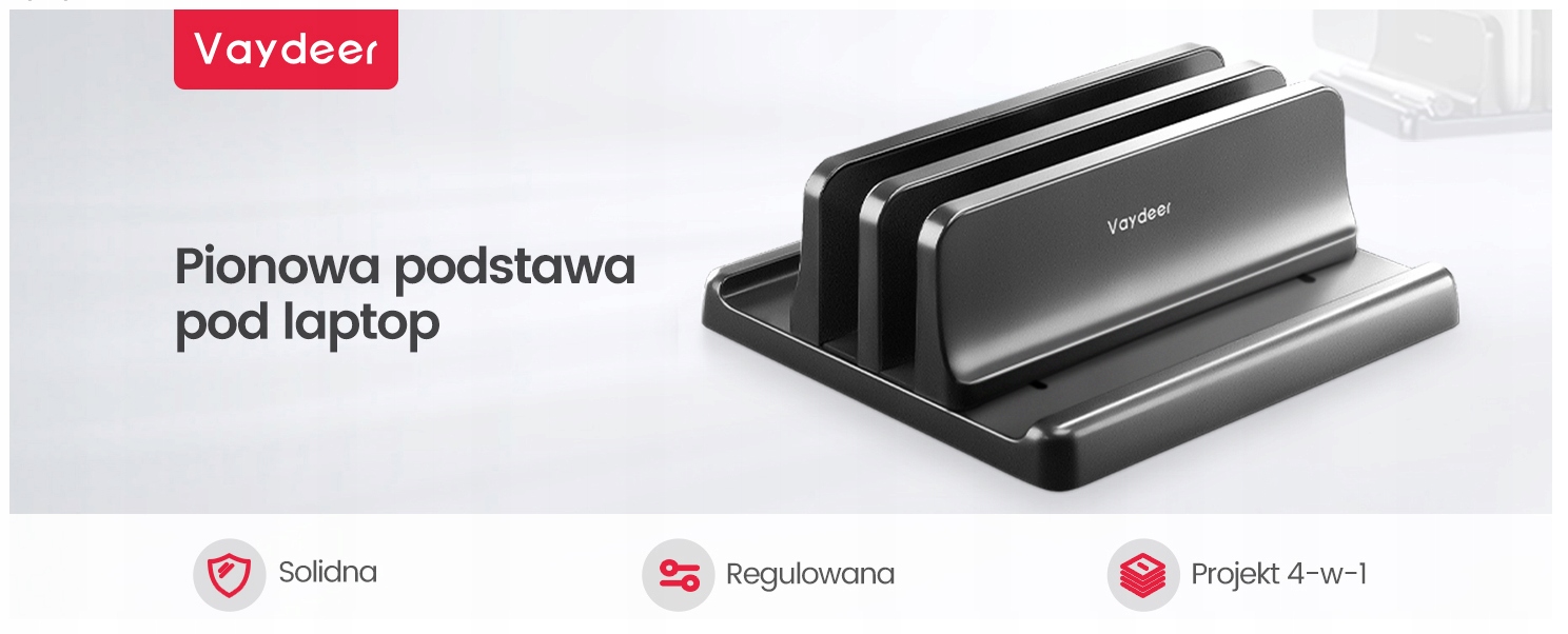 oszczędzający miejsce stojak 4 w 1 do MacBook notebook iPad regulowany Kod producenta vsd1