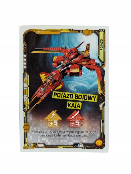KARTA LEGO NINJAGO SERIA 5 NASTĘPNY POZIOM NR 126