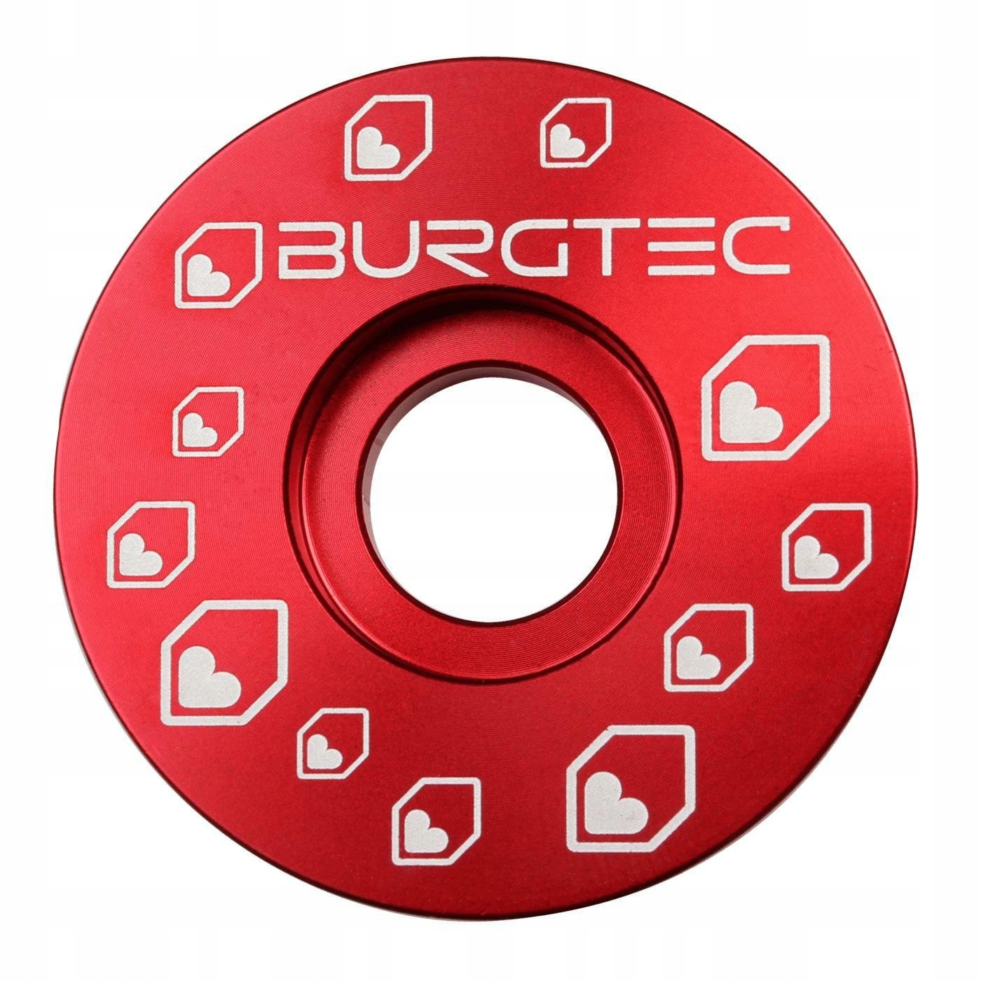 Kapsel sterów Burgtec Top Cap Race Red