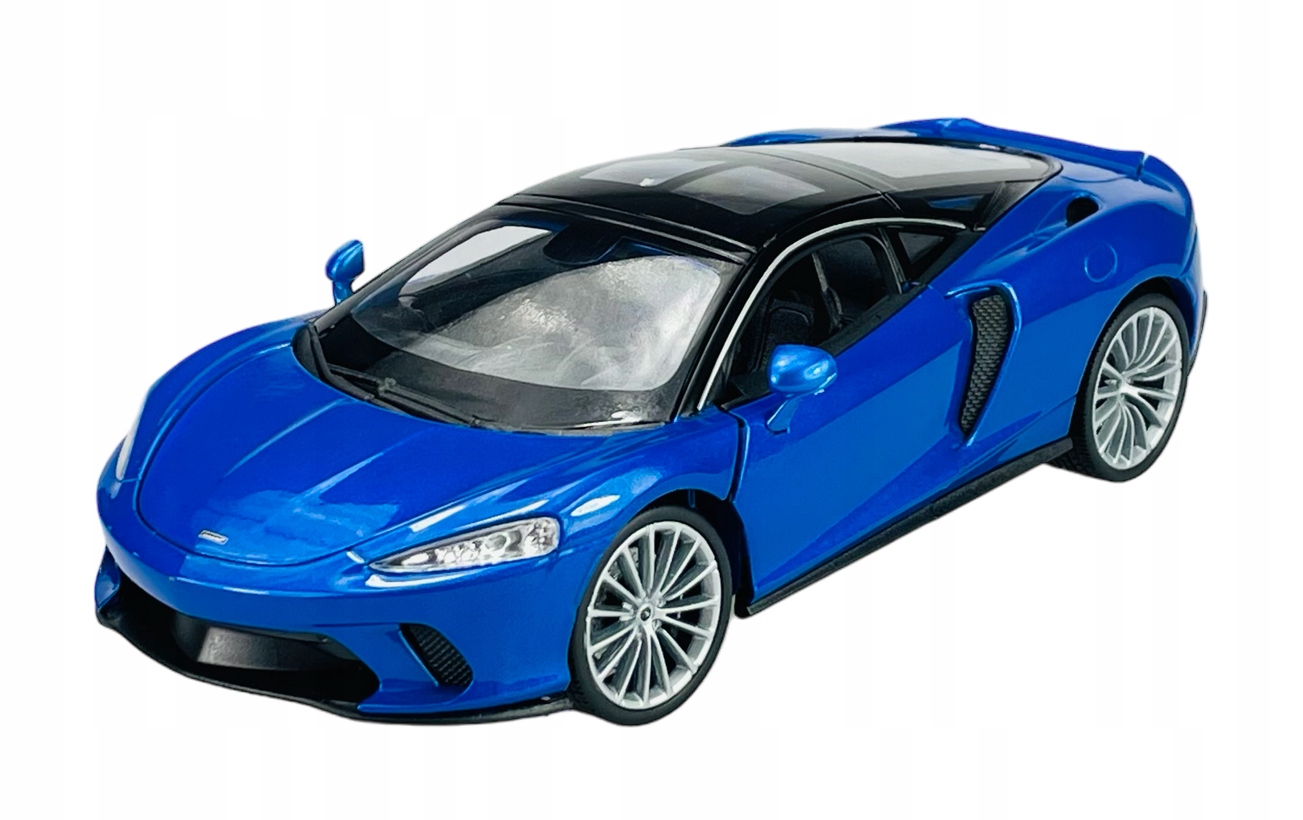 Welly McLAREN Gt Modrá 1:24 Nový Kovový