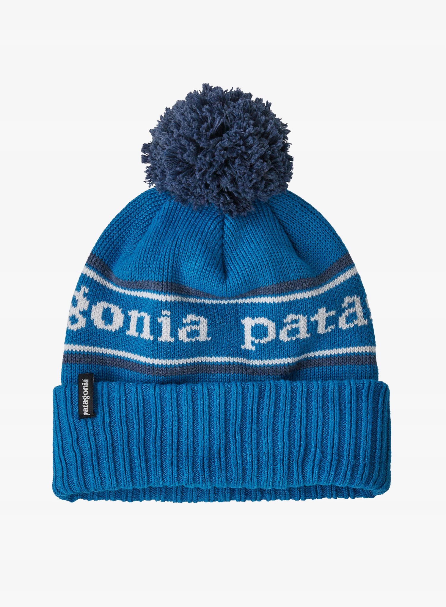Dětská čepice Patagonia Powder Town Beanie park stripe/endless blue