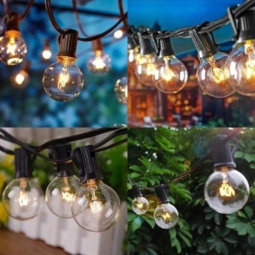 GIRLANDA LAMPKI OGRODOWE 30PATIO BALKON TARAS 9M+3 ZAPASOWE ŻARÓWKI Kod producenta AKL76-CF-9M30-G40