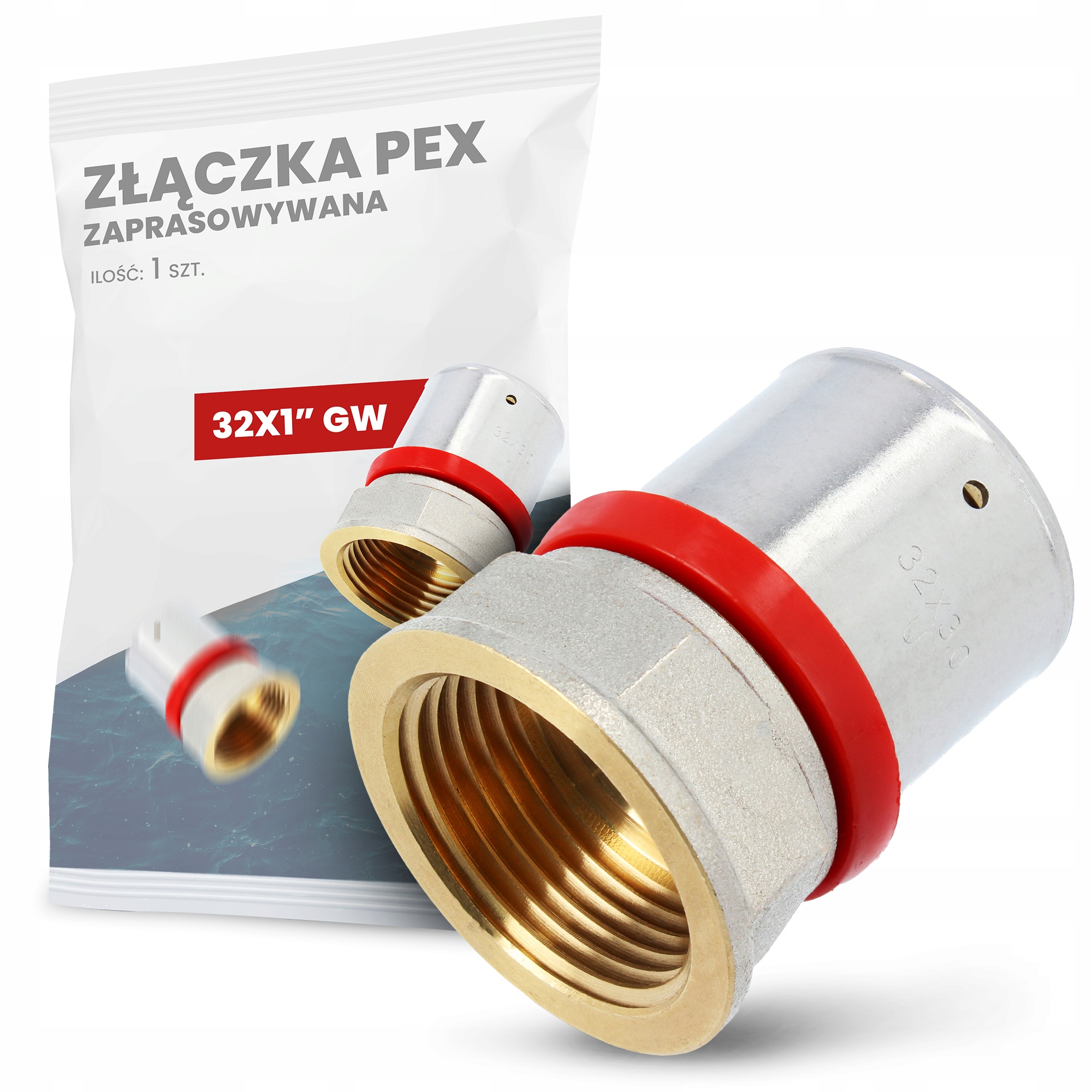 

Złączka Pex Zaprasowywana 32x1'' Gw Zapras Press