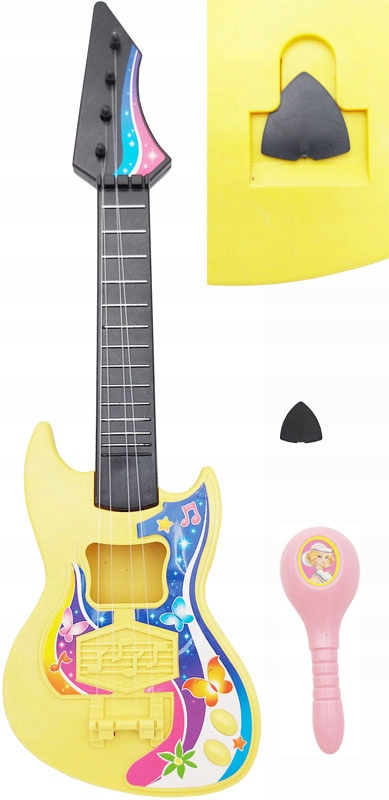 

Gitara 41cm grzechotka zabawka dla dzieci