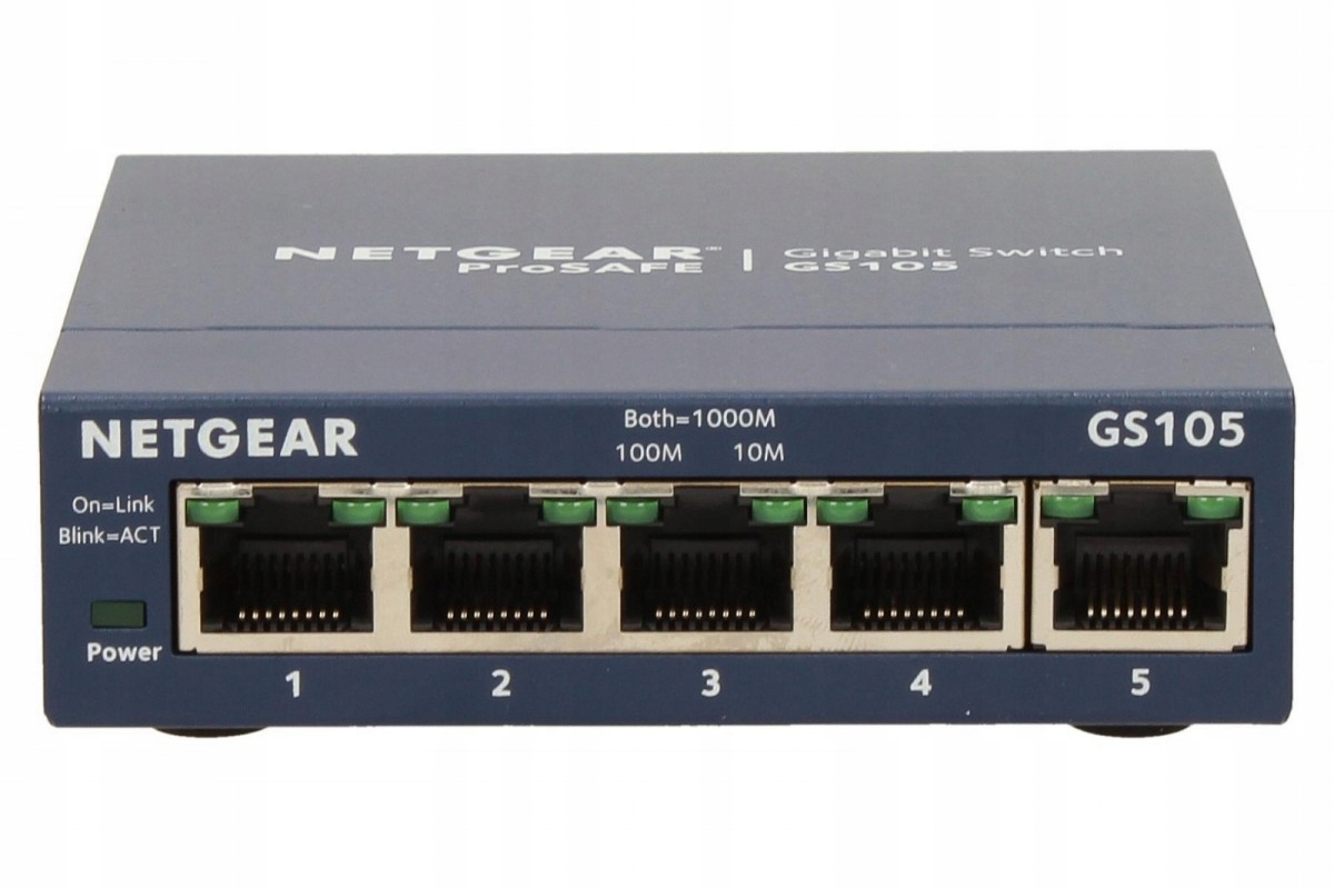 Netgear Switch Unmanaged Plus 5xGE GS105GE