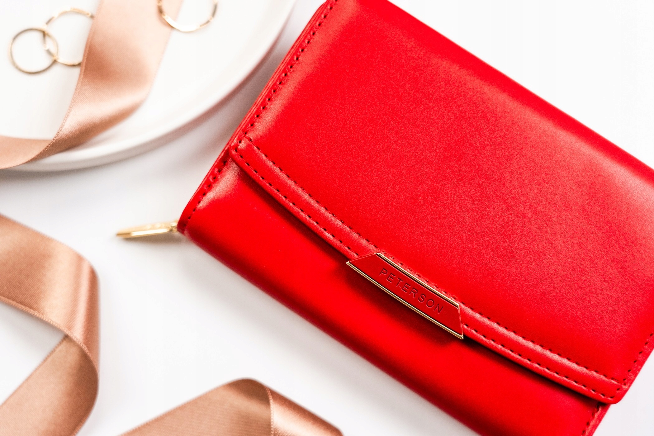 Portfel damski PETERSON pojemny portmonetka skóra eko RFID Marka Peterson