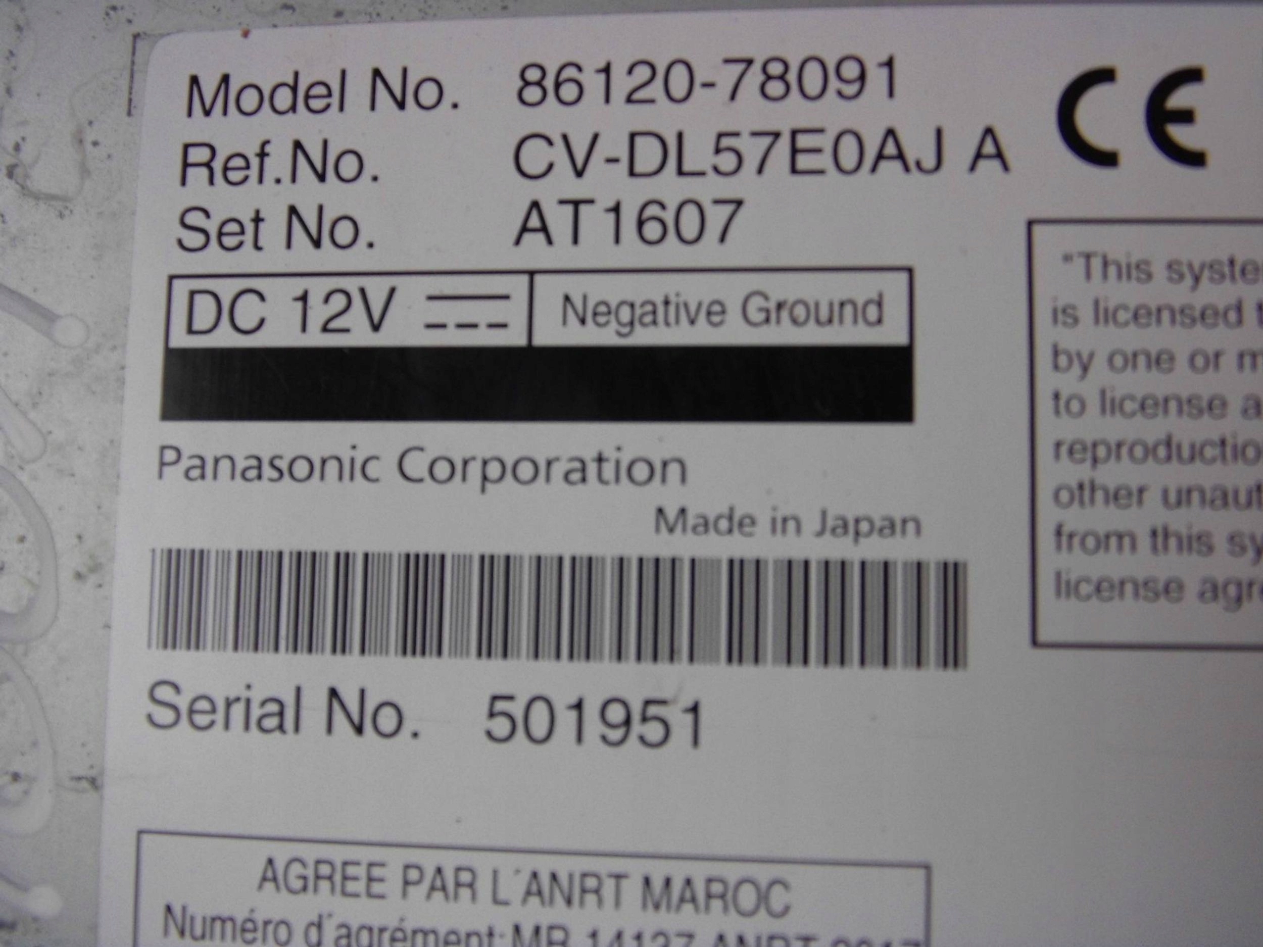 lexus NX300H 2018+ радио CD 86120-78091