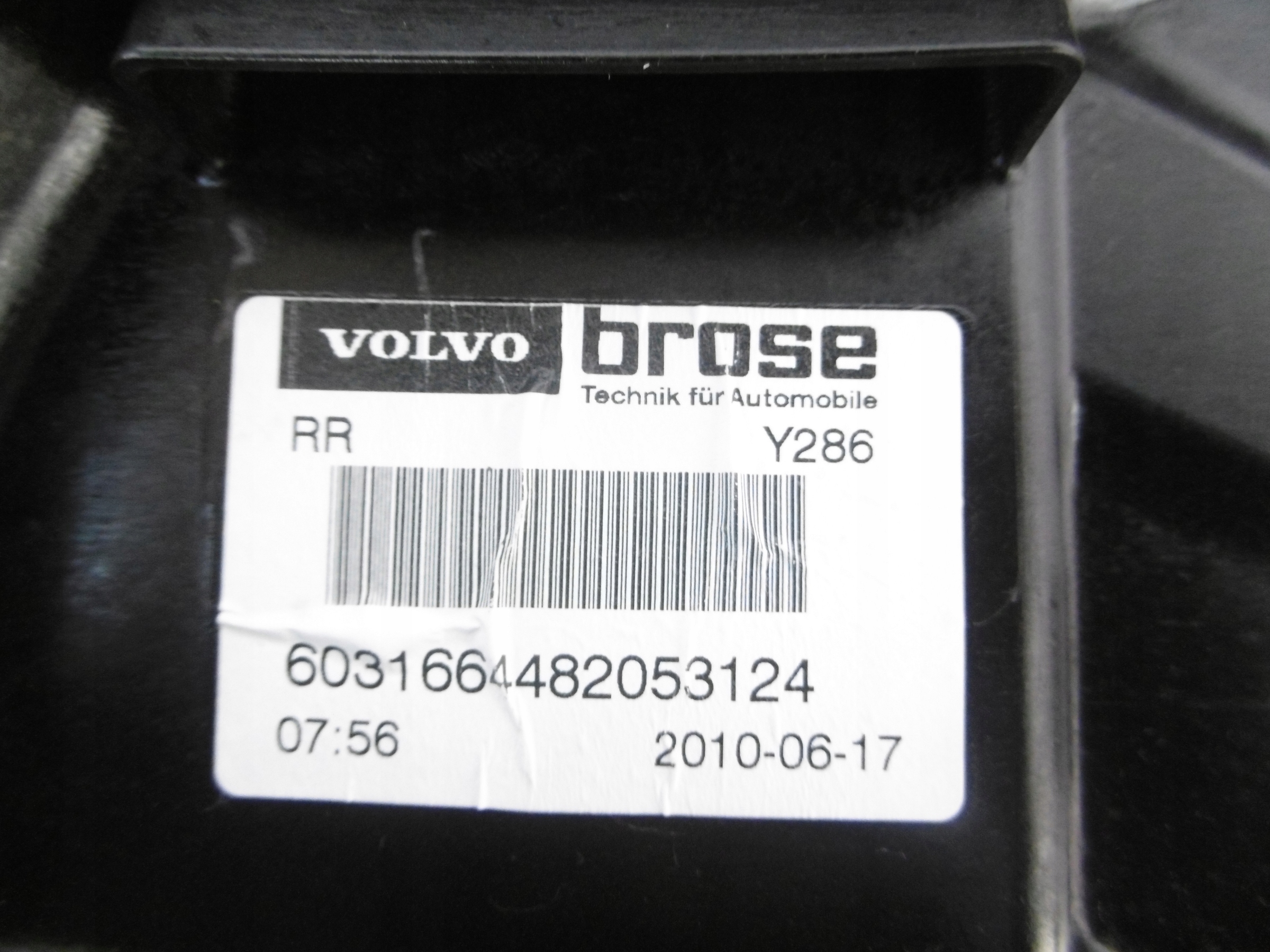 window regulator right rear part VOLVO S80 II V70 III