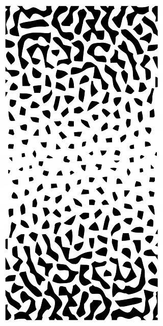 Malířská šablona na omítky 92 cm Architektonický beton Omítka