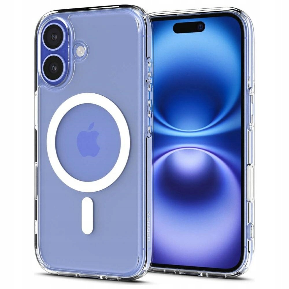 Pouzdro Spigen Ultra Hybrid Mag pro iPhone 16 MagSafe, bílé