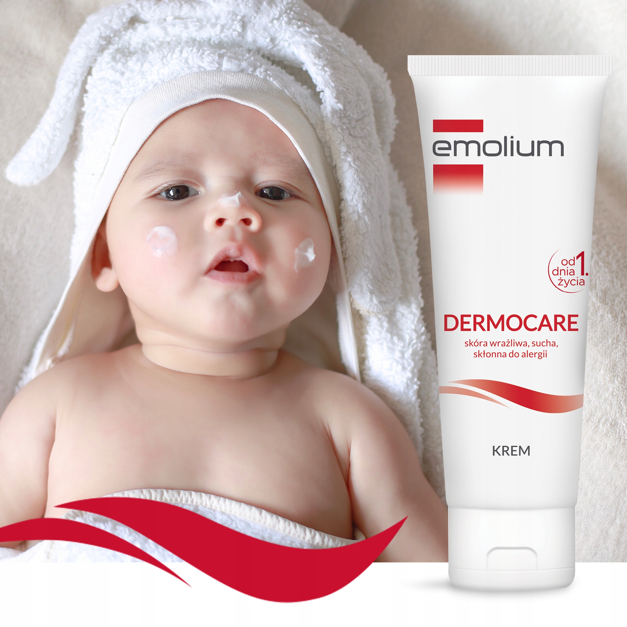 Zestaw EMOLIUM DERMOCARE 3w1 + Krem + GRATIS Marka Emolium