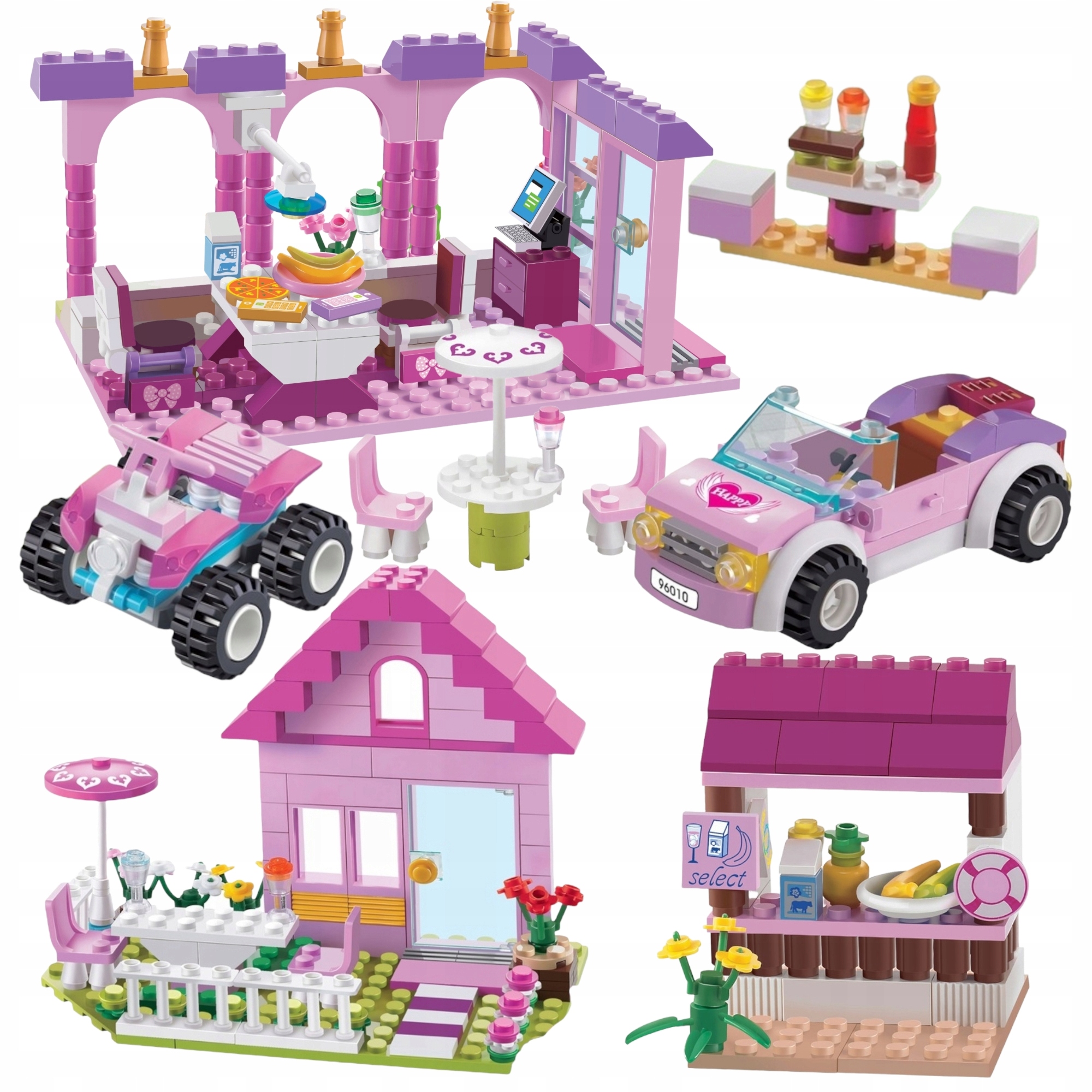 

Klocki Duży Zestaw City Friend Domek 530 Klocków