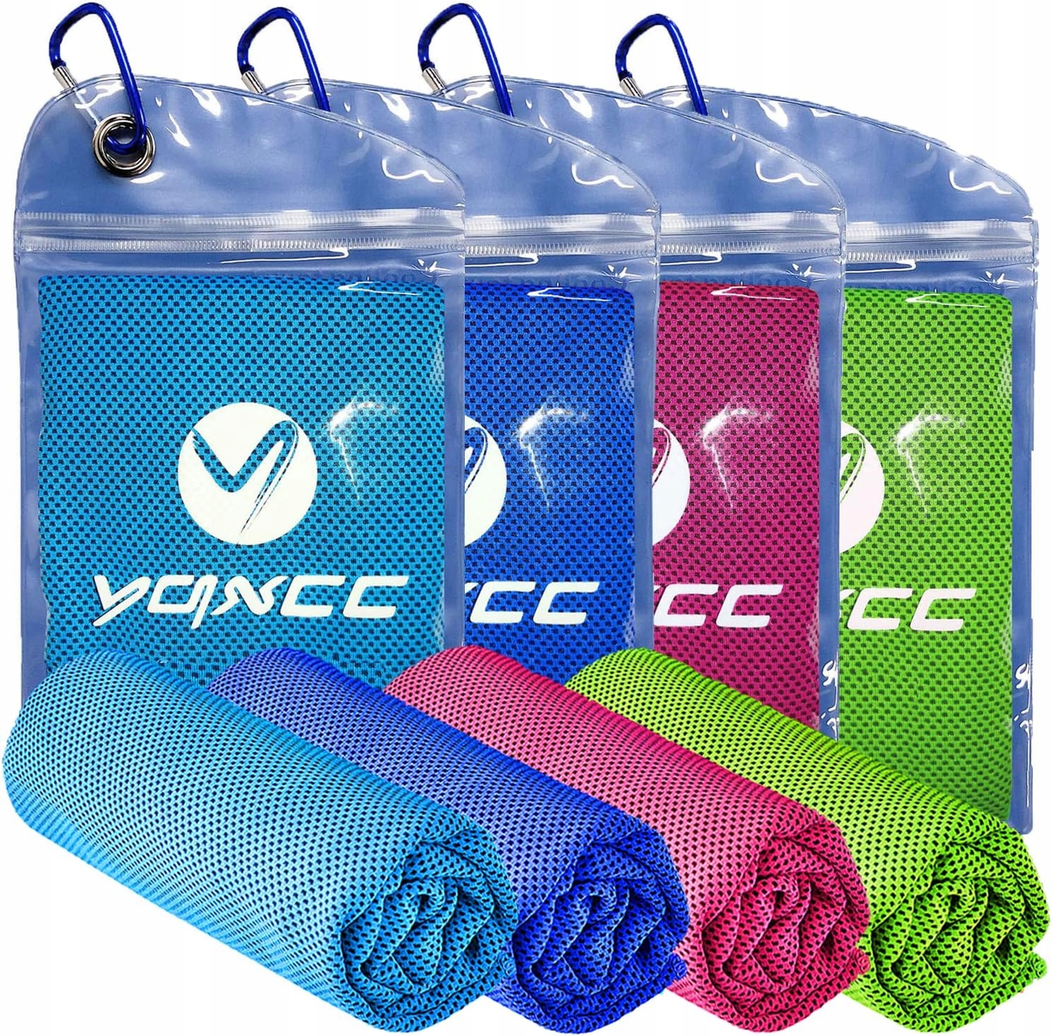 Zestaw 4 Ręczników Chłodzących Yqxcc 100 × 30 cm