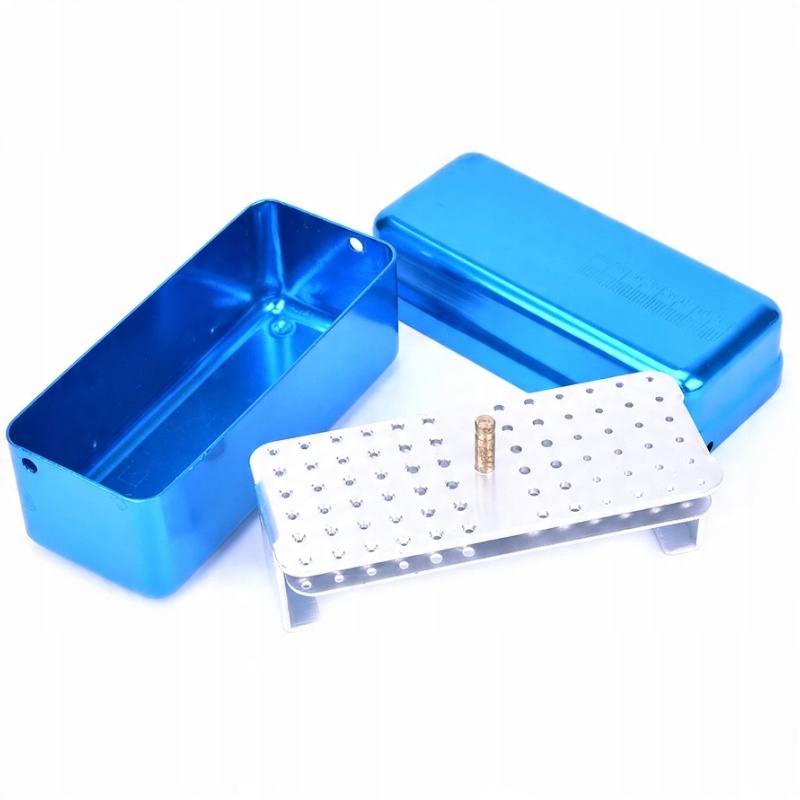 

Aluminiowy Pojemnik do dezynfekcji Frezów Blue