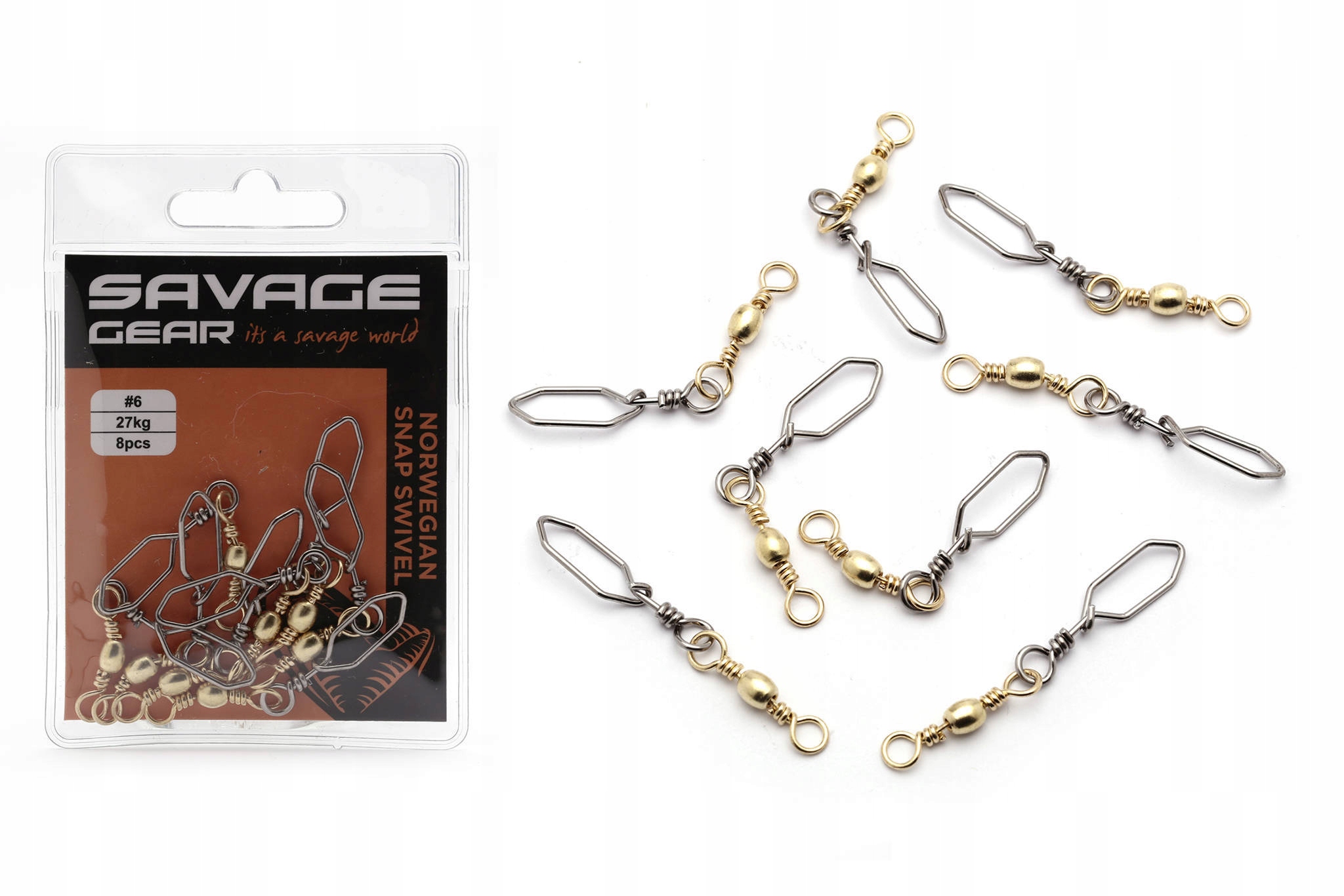 

Krętliki Z Agrafką Savage Gear Norwegian 6-27kg