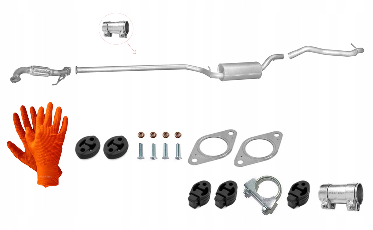 FORD FOCUS C-MAX 1.6 TDCi (07-10) UKŁAD WYDECHOWY