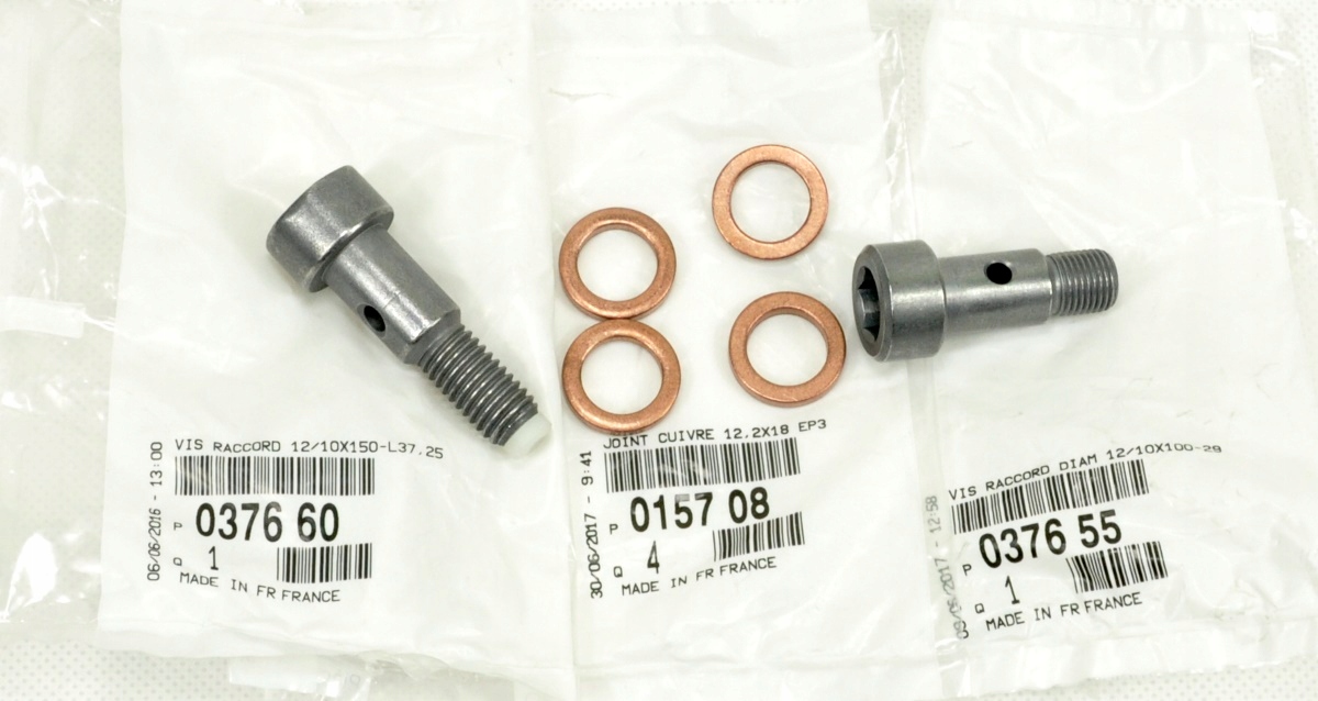 Śruby Podkładki Przewodu Olejowego TURBO 1.6 HDI