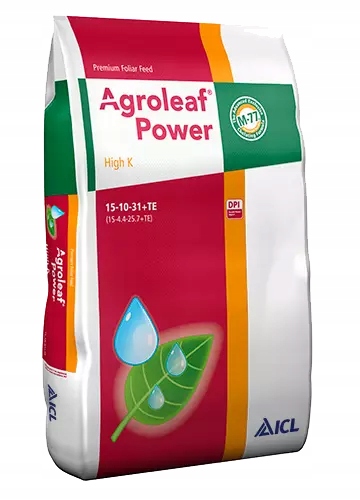 Agroleaf Power 15+10+31 15kg ICL nawóz dolistny potasowy
