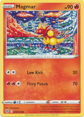 Magmar 019/172 Common Pokemon