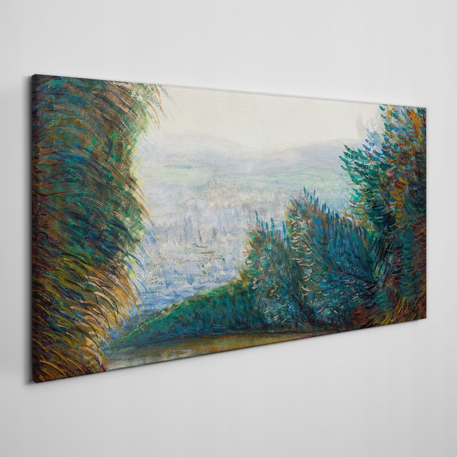 

Foto-obraz na ramie płótno Las krajobraz 120x60 cm