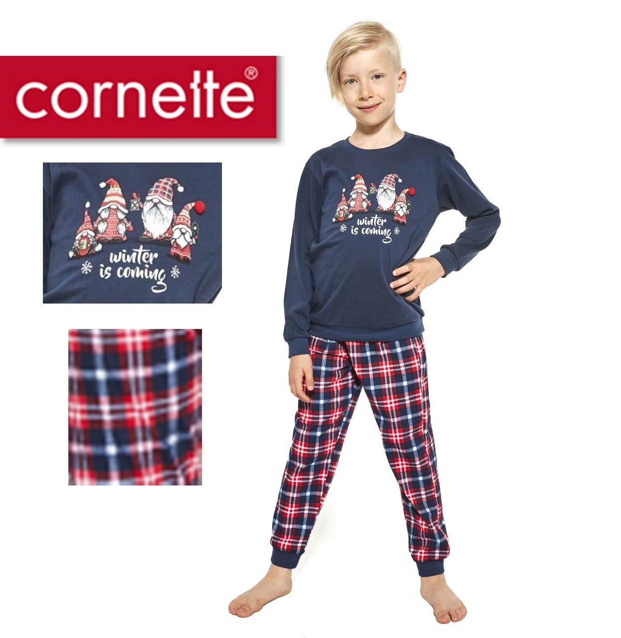 

Cornette piżama chłopiec Święta Gnomes 146/152