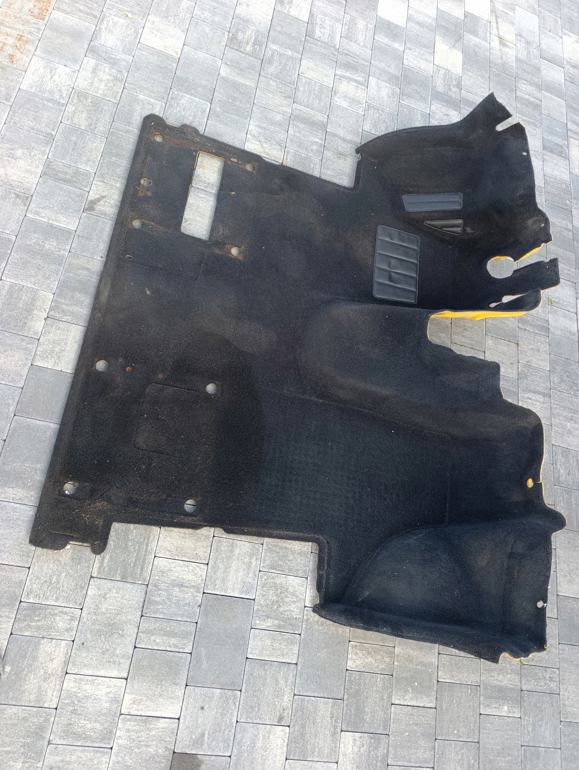 VW T5 T5 LIFT T6 CARAVELLE MULTIVAN carpet mats front CIEMNY WELUR
