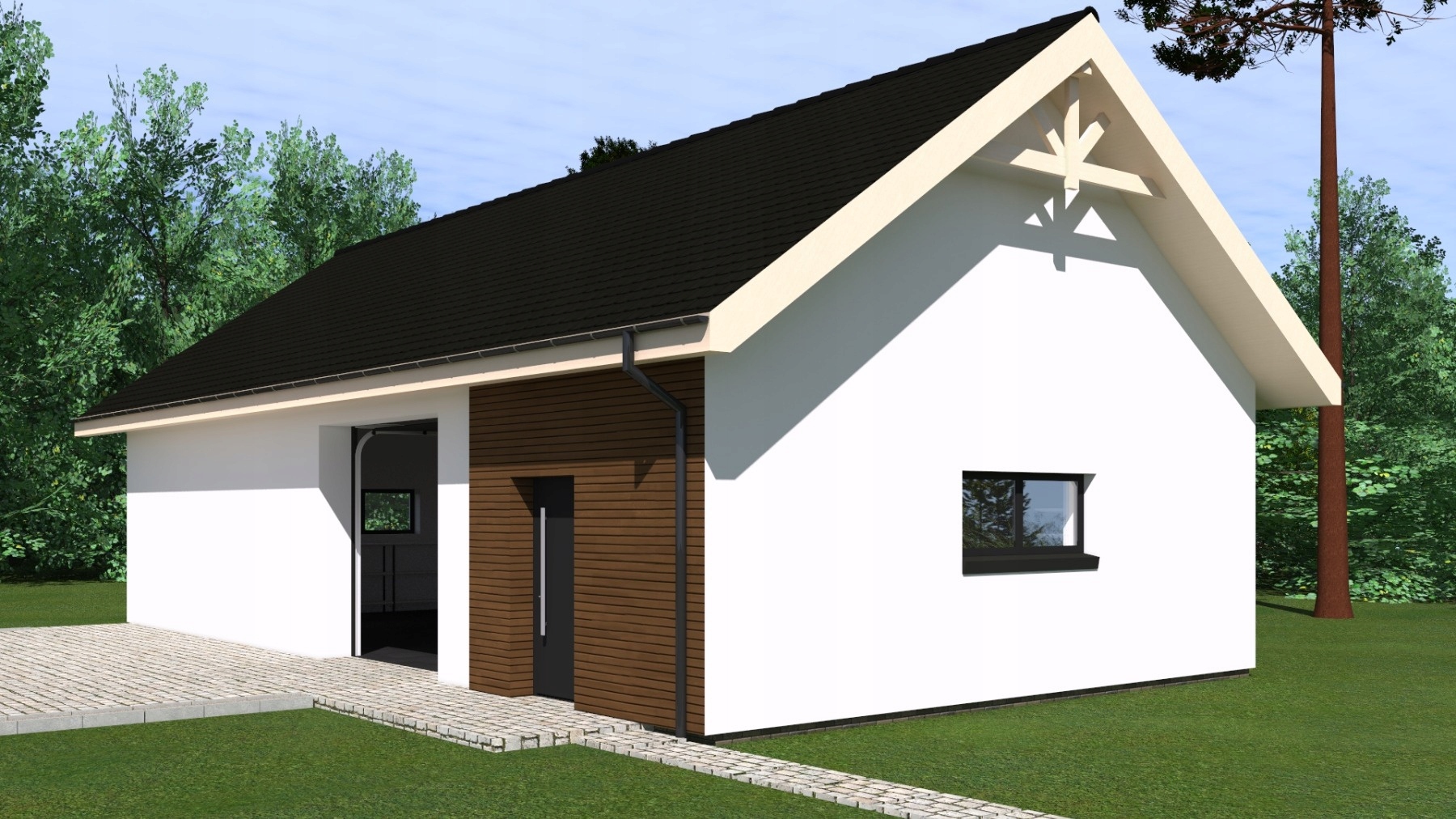 PROJEKT BUDYNKU GOSPODARCZEGO G3231