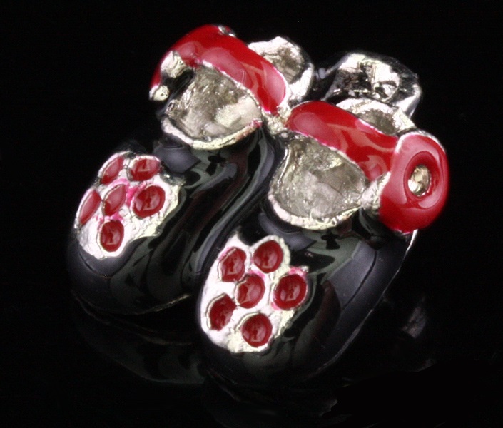 H916N Zawieszka Charms 3D But 16mm 2szt