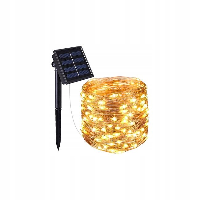 

Girlanda Solarna Ogrodowa Drucik Łańcuch 100 Led