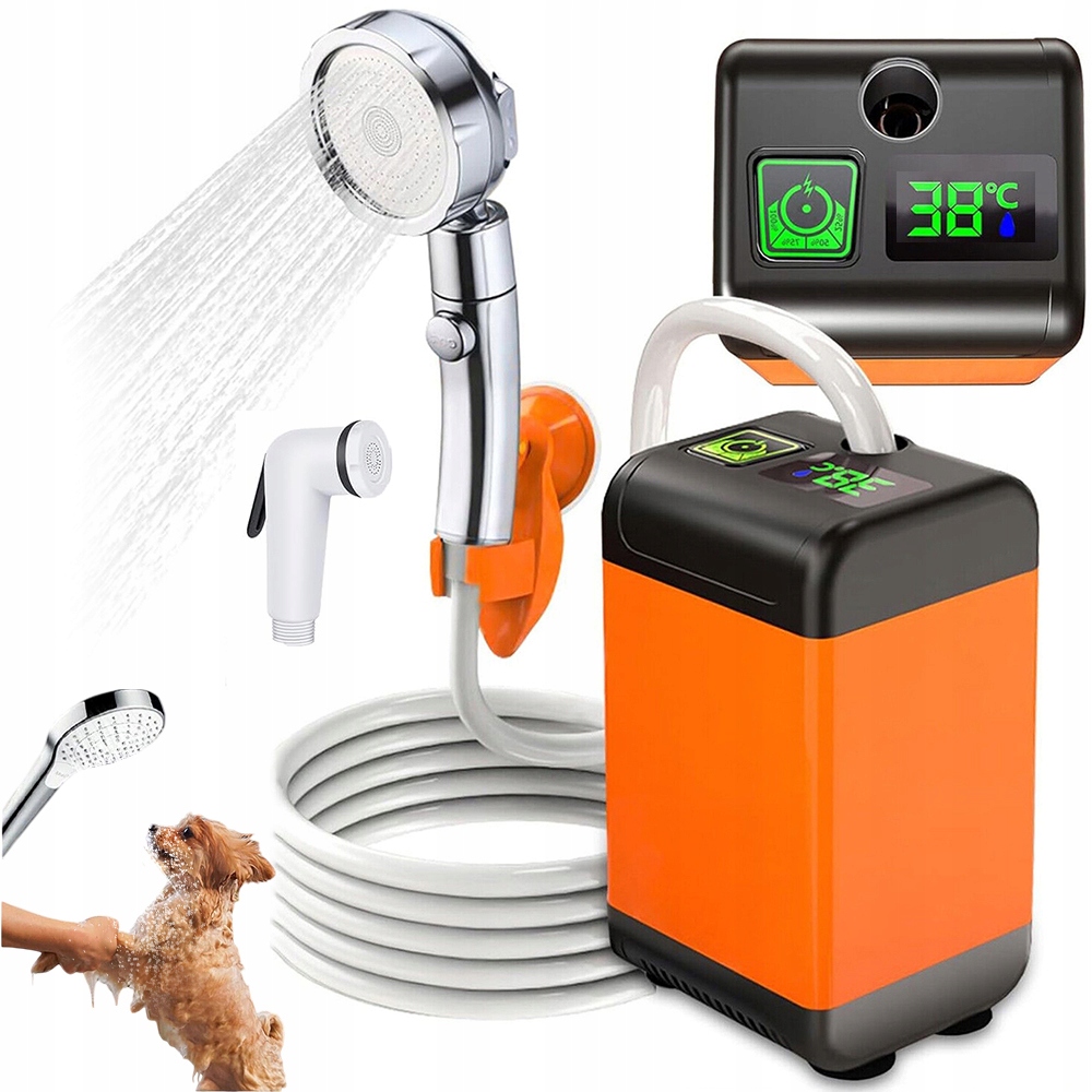 Sada Sprchová Pumpa Kempingová turistická sprcha Přenosný nástřik