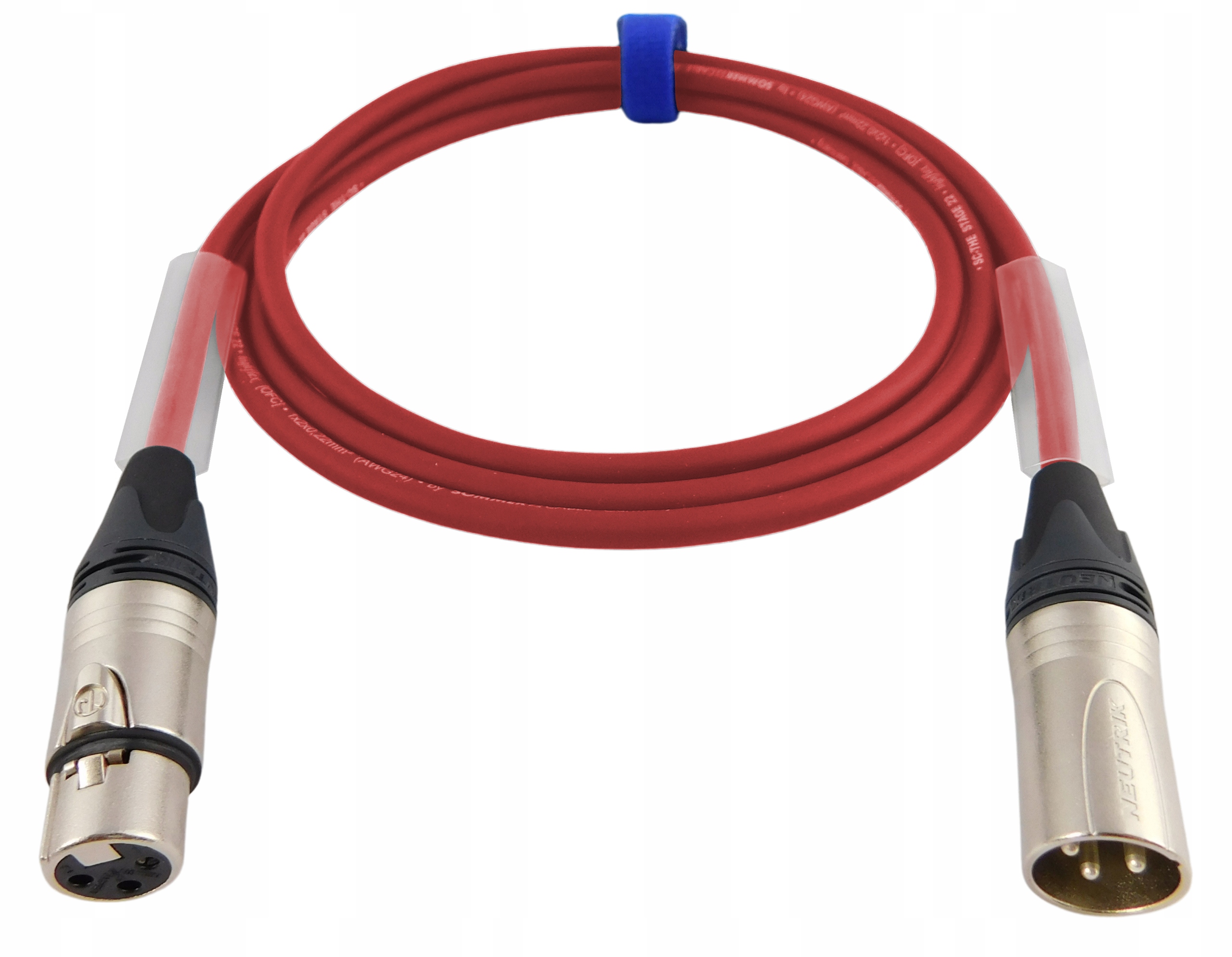 Červený Sommer Stage Kabel Xlr Xlr Neutrik 50 m