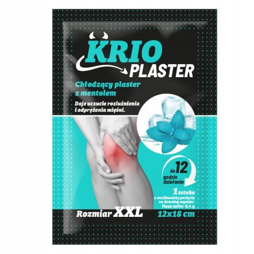 

Krio Plaster chłodzący plaster z mentolem* 1szt