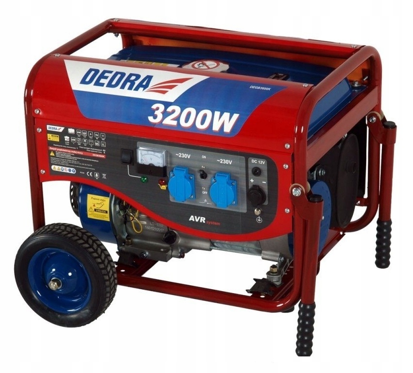 Generator Prądotwórczy Wydajny Mocny 3200W Dedra