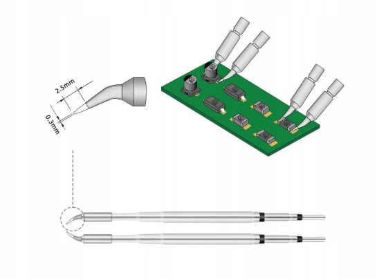 Sequre koncovky HT140-IS 2ks 3mm pro odpáječku HT140