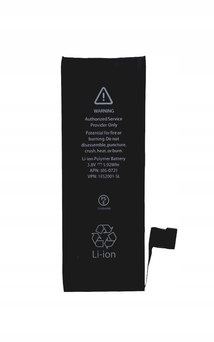 

Bateria 100% Oryginał iPhone 5s 1560 mAh Jakość