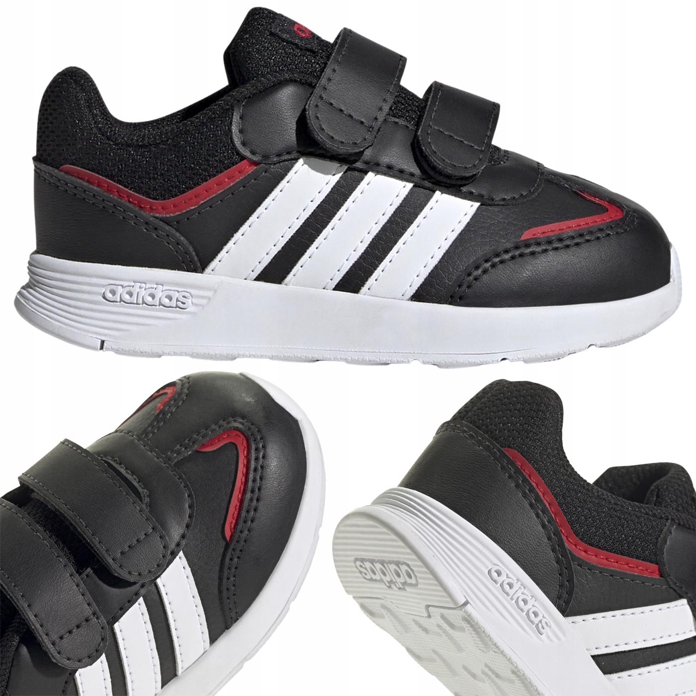 Buty Dziecięce Adidas Tensaur Switch Sportowe Sneakersy Na Rzepy r. 23,5