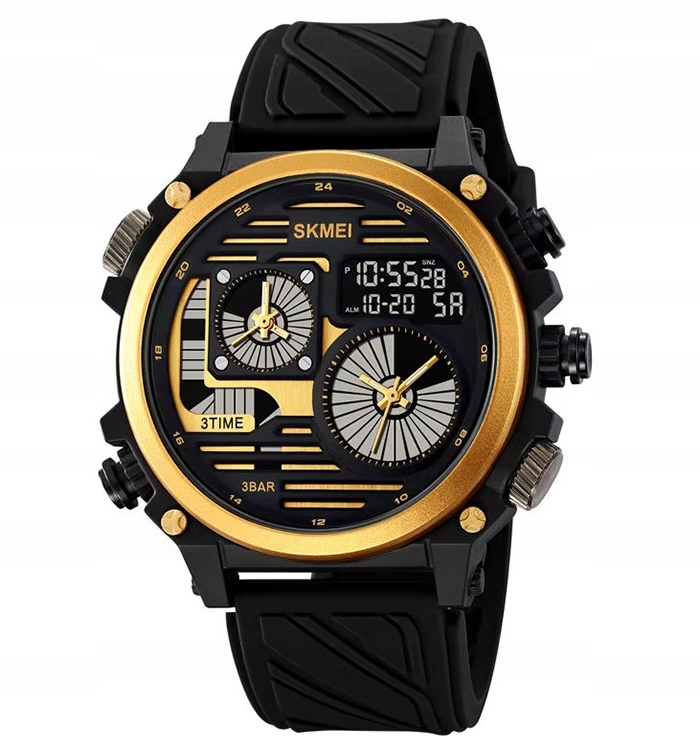 Pánské hodinky Skmei digitální vojenské s mnoha funkcemi
