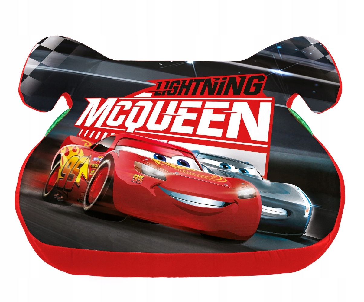 Fotelik samochodowy siedzisko z pasem plastikowa R129 Auta Cars + odblask Kod producenta 4335896471334