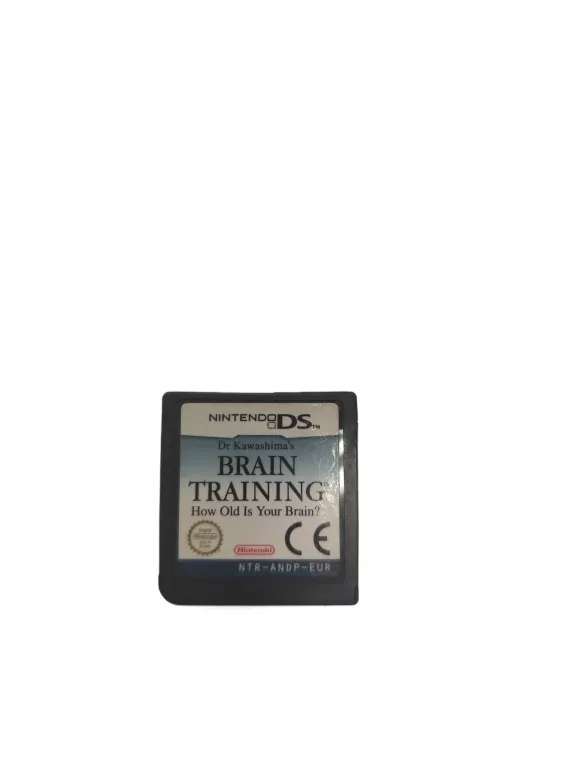 GRA NINTENDO DS BRAIN TRAINING HOW OLD IS YOUR BRAIN?