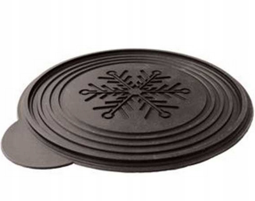 Mata 3 D Relief okrągła do tortów "Płatek śniegu" TF00020