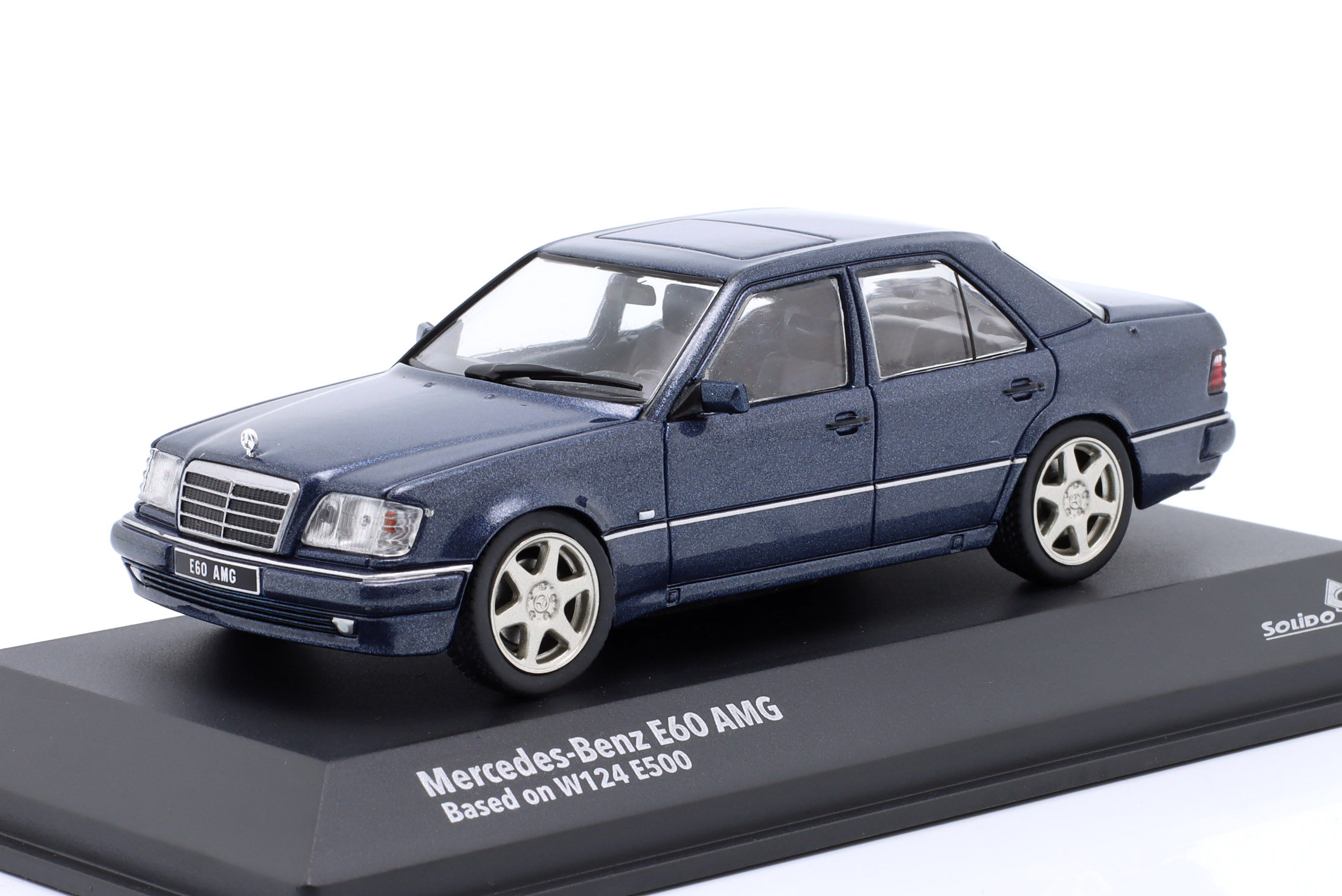 Mercedes-Benz E60 Amg (W124) E500 1994 Nautical Blue Solido 1:43 S4313203