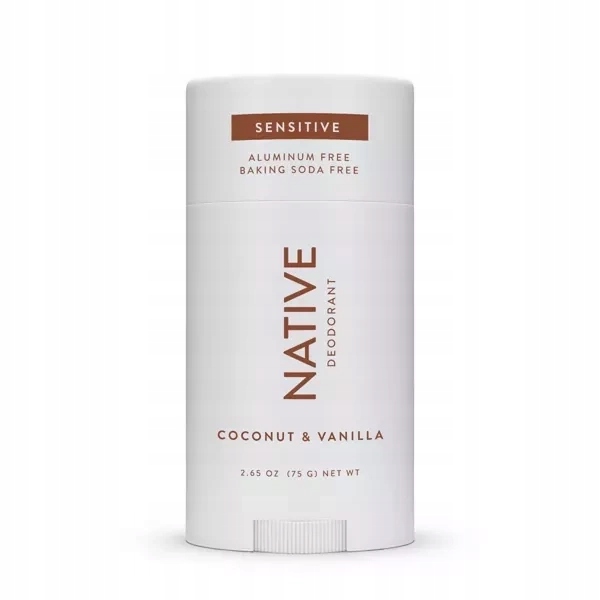 Native Sensitive Coconut & Vanilla 75 g tuhý deodorant pro ženy