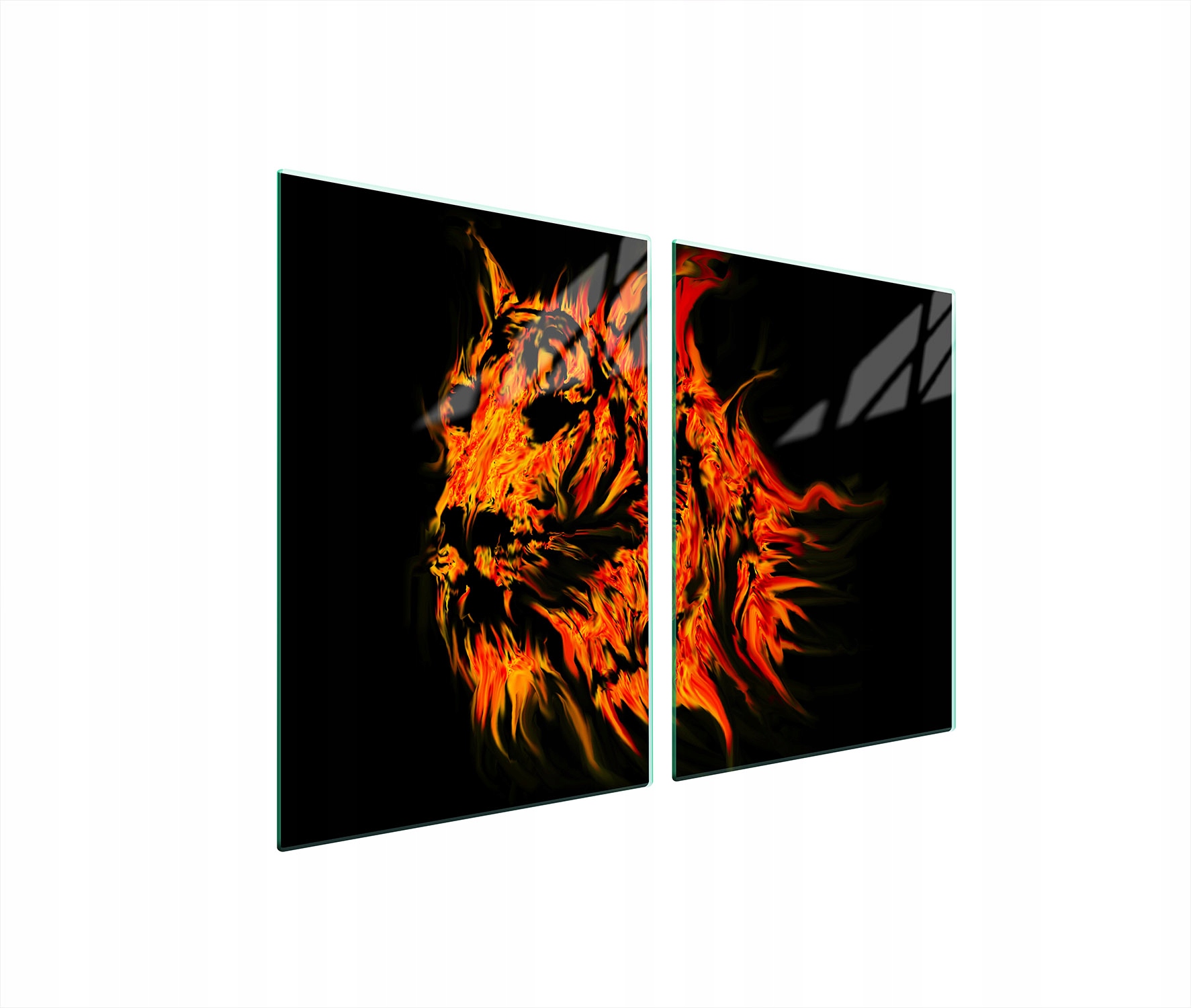 Skleněná Ochranná Deska Do Kuchyně 2x45x52 Tygr Tvrzené Sklo