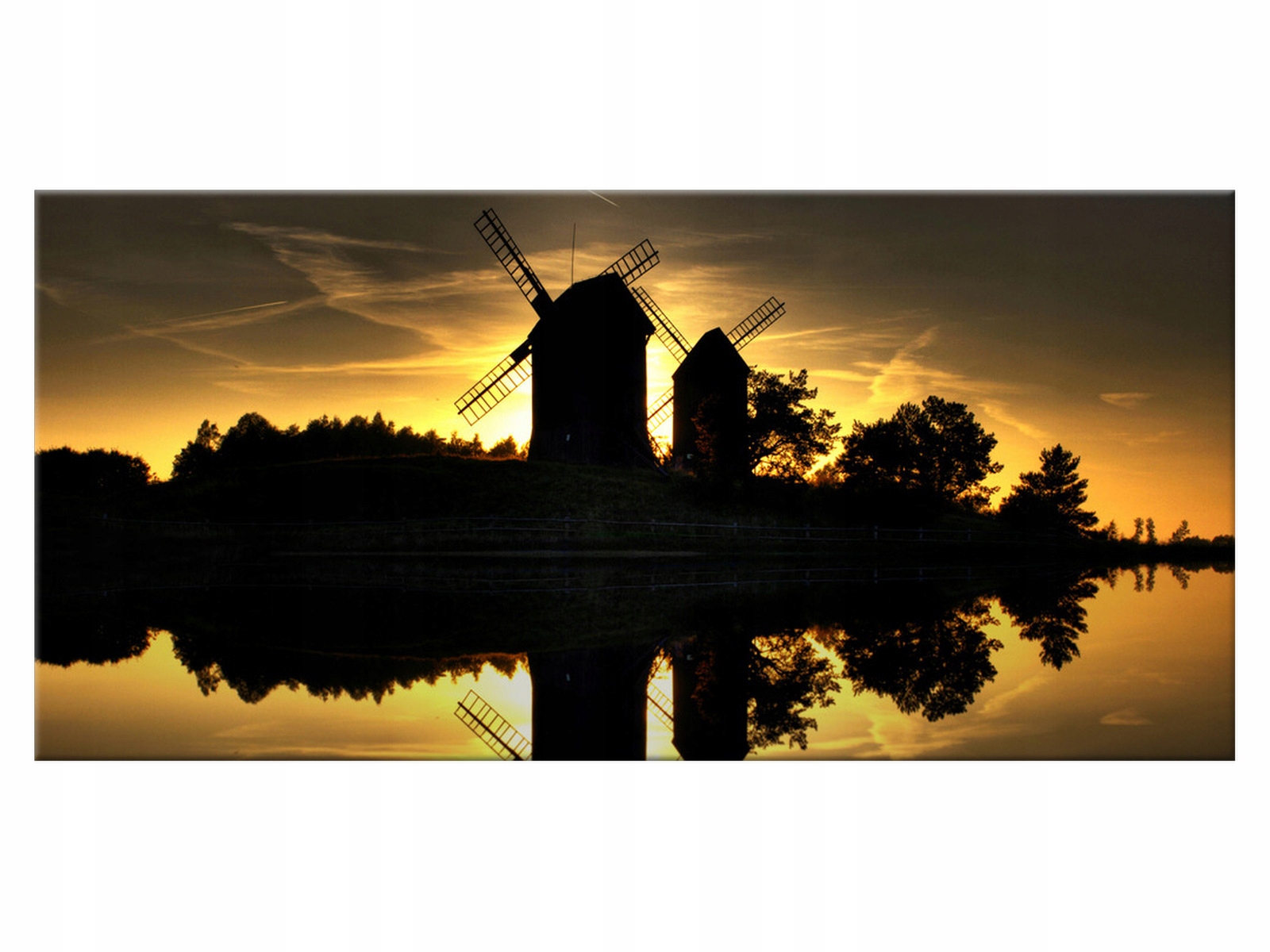 

Obraz Wiatrak nad wodą 115x55 Niebo 1472A_1AE
