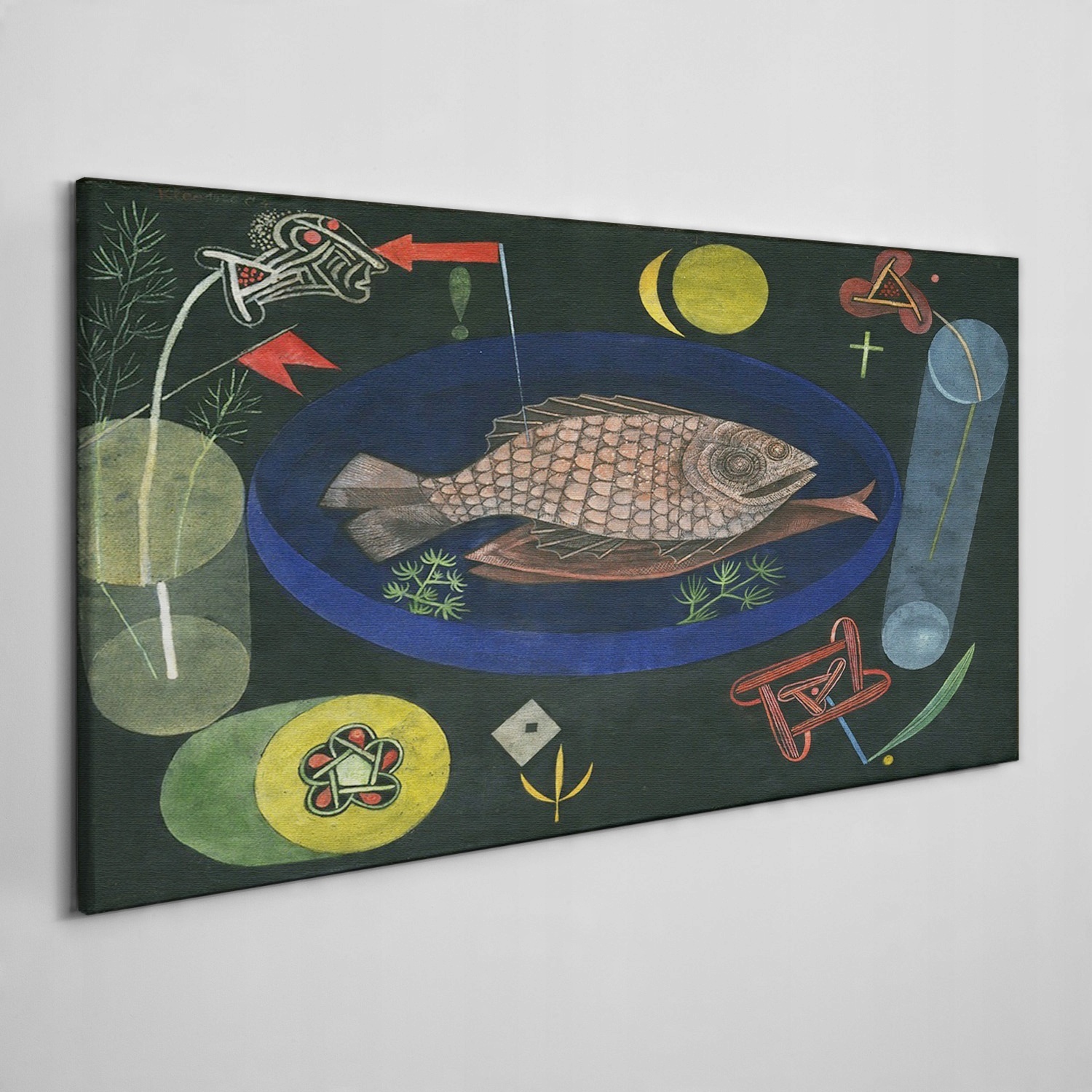 

Obraz na płótnie Wokół fish Paul Klee 140x70 cm