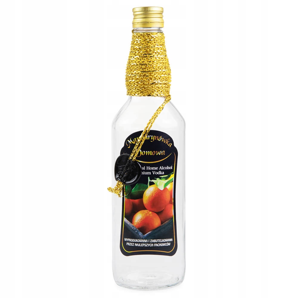 

Butelka zdobiona monopol 500ml Mandarynówka