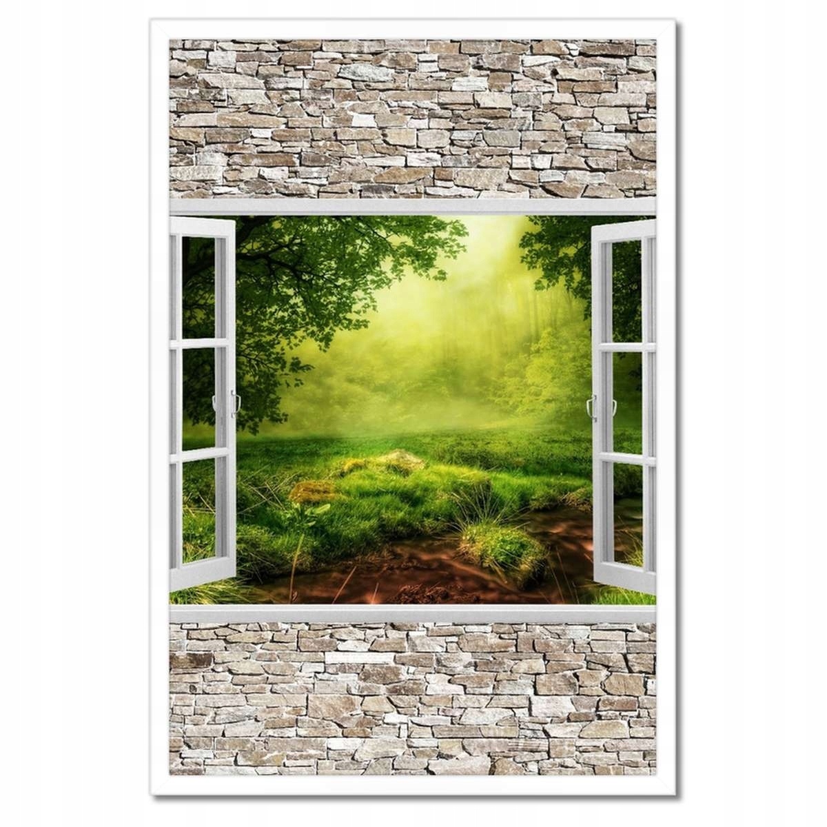 Plakáty v rámu 40x60 Dřevěné okno