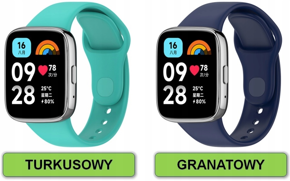 PASEK OPASKA BRANSOLETA DO XIAOMI REDMI WATCH 3 ACTIVE | 13 SUPER KOLORÓW Kolor niebieski